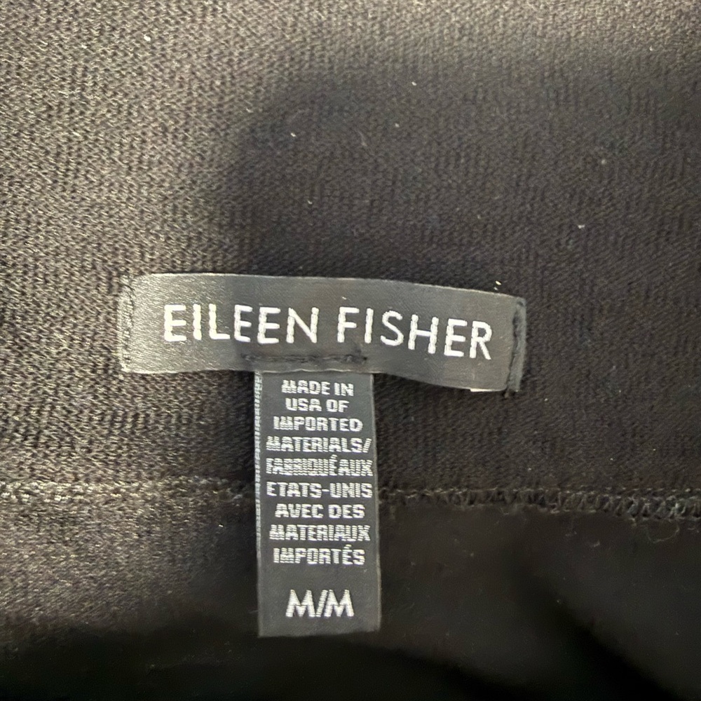 Eileen Fisher Women's Black Midi Pencil Skirt size medium - Picture 2 of 8